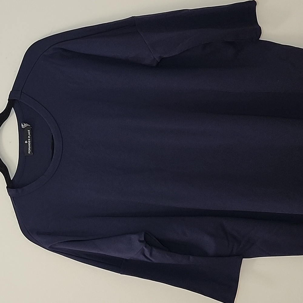 Pomander Place by Tuckernuck Navy Blue Sueshirt Dress S/XS - Picture 5 of 16